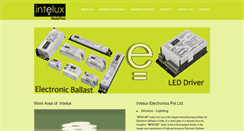 Desktop Screenshot of inteluxindia.com