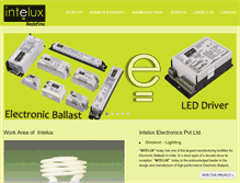 Tablet Screenshot of inteluxindia.com